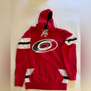 Vintage NHL Carolina Hurricanes Hoodie Size Small Red